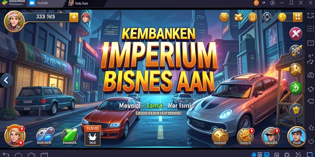 Tangkapan layar 333I menampilkan gameplay manajemen bisnis yang menarik.