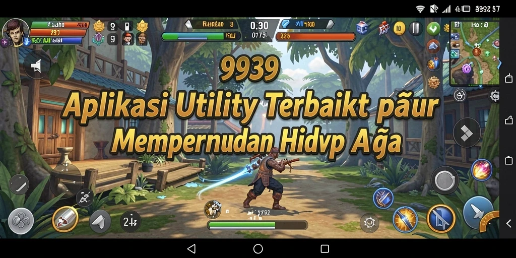 Screenshot utama 9939 menampilkan antarmuka aplikasi Utility yang intuitif.