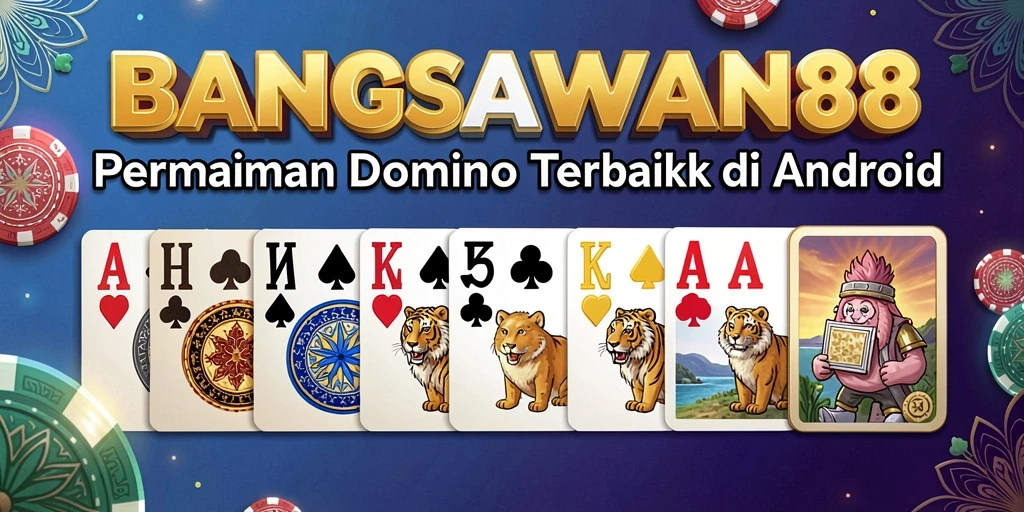 Tampilan gameplay seru BANGSAWAN88 dengan teman-teman di Domino.