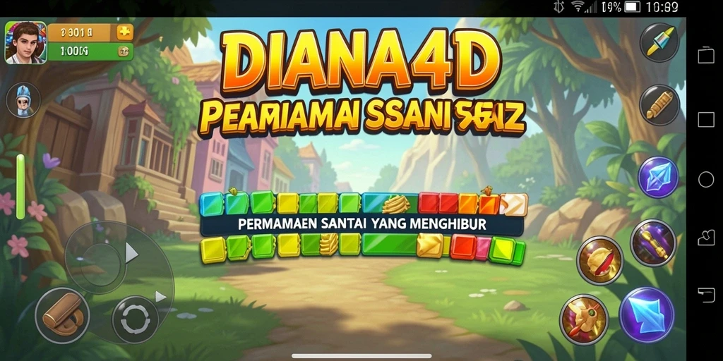 Tampilan menarik dari gameplay <strong>DIANA4D</strong> yang memikat.