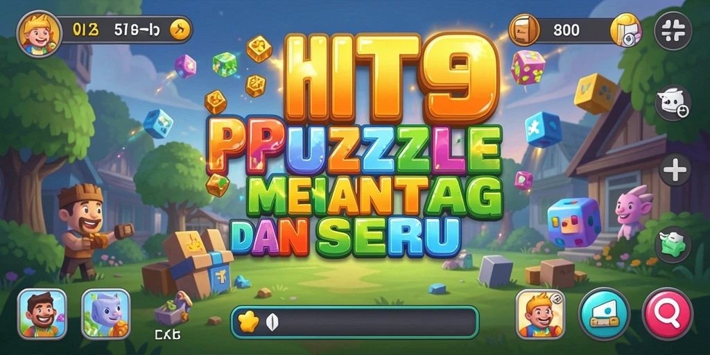 Screenshot gameplay dari HIT9 menampilkan tantangan Puzzle yang menarik.