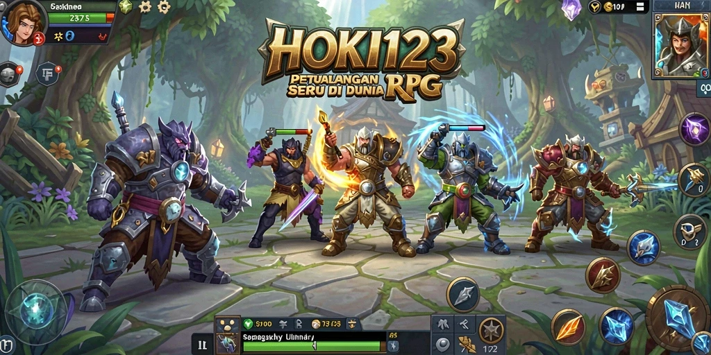 Tampilan gameplay HOKI123 yang menakjubkan dan interaktif.