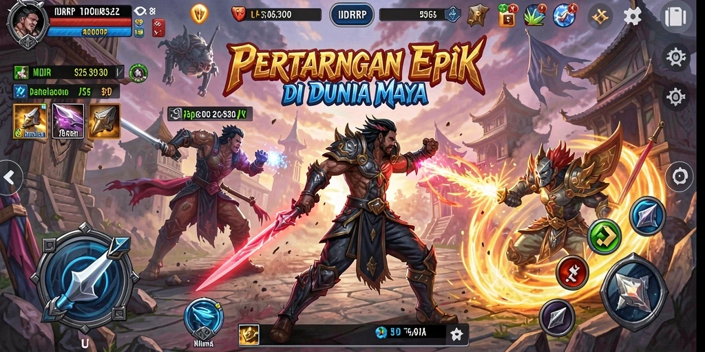 Tampilan gameplay menarik dari IDRRP yang menegangkan.