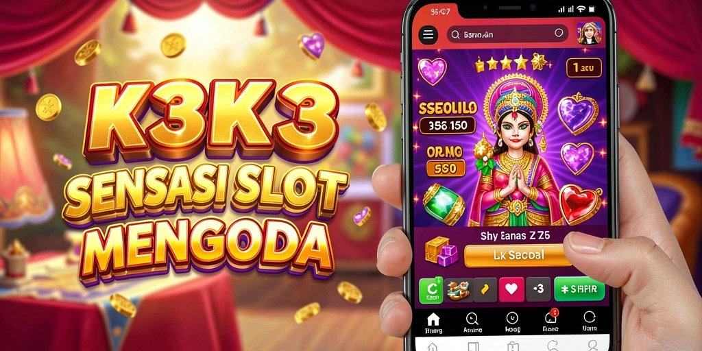 Tampilan asli gameplay K3K3 yang penuh warna dan menarik.