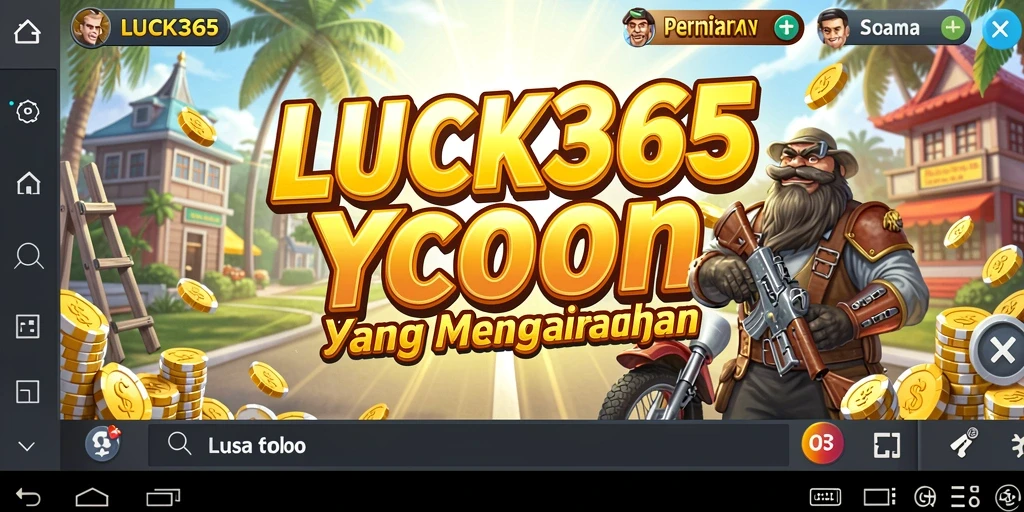 Tampilan gameplay LUCK365 yang menantang dan seru.