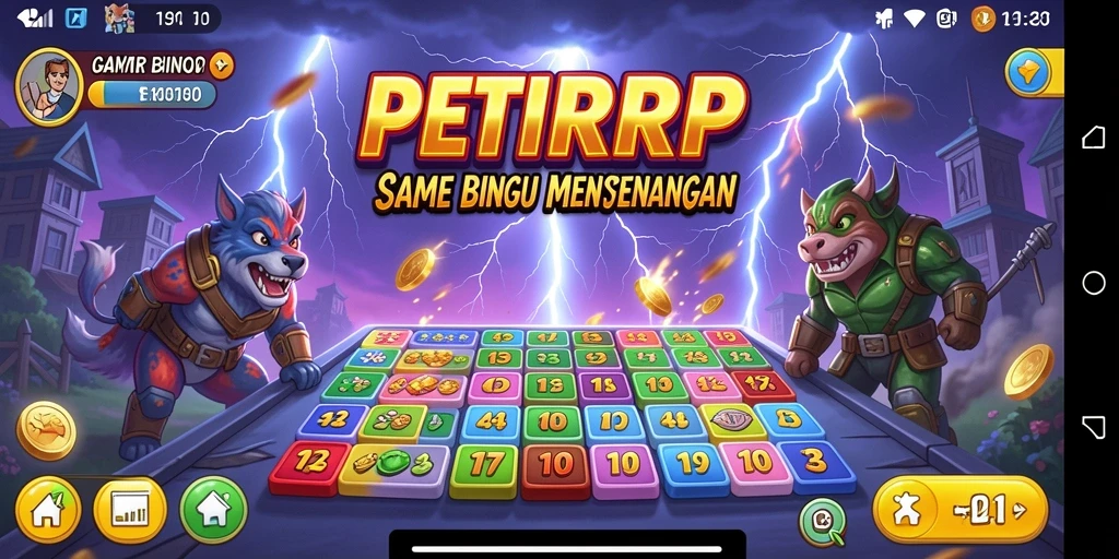 Tampilan menarik dari permainan Bingo di PETIRRP.