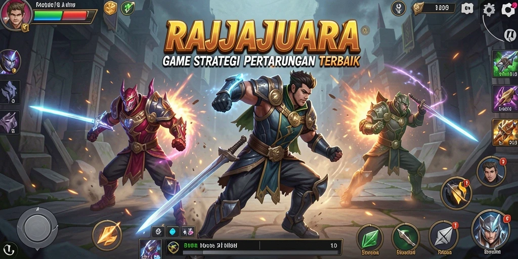 Tampilan gameplay RAJAJUARA yang menarik dan strategis.