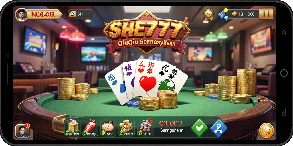 Tampilkan gameplay QiuQiu yang mendebarkan dan menantang.