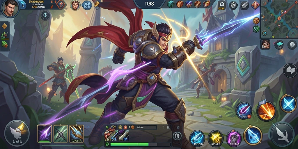 Tampilan seru dari gameplay TO88 dengan karakter yang beraksi.