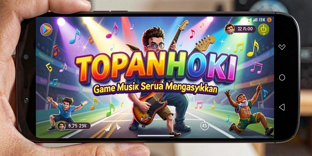 Tampilan gameplay yang menarik dan penuh warna di TOPANHOKI.