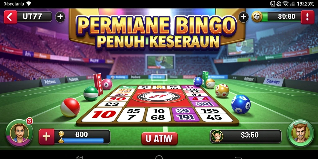 Tampilan gameplay Bingo yang seru dan interaktif dalam UT77.